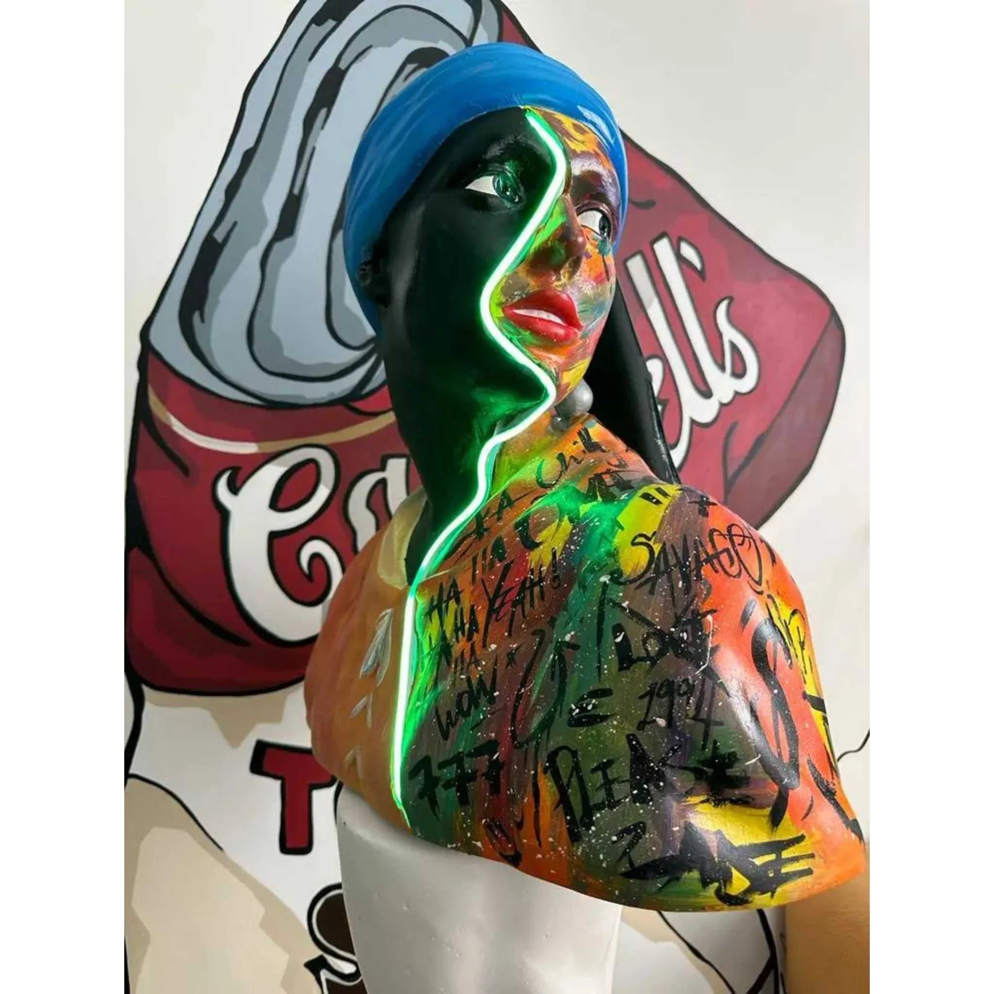 Graffiti Medusa. 20in. Limited 50 pcs