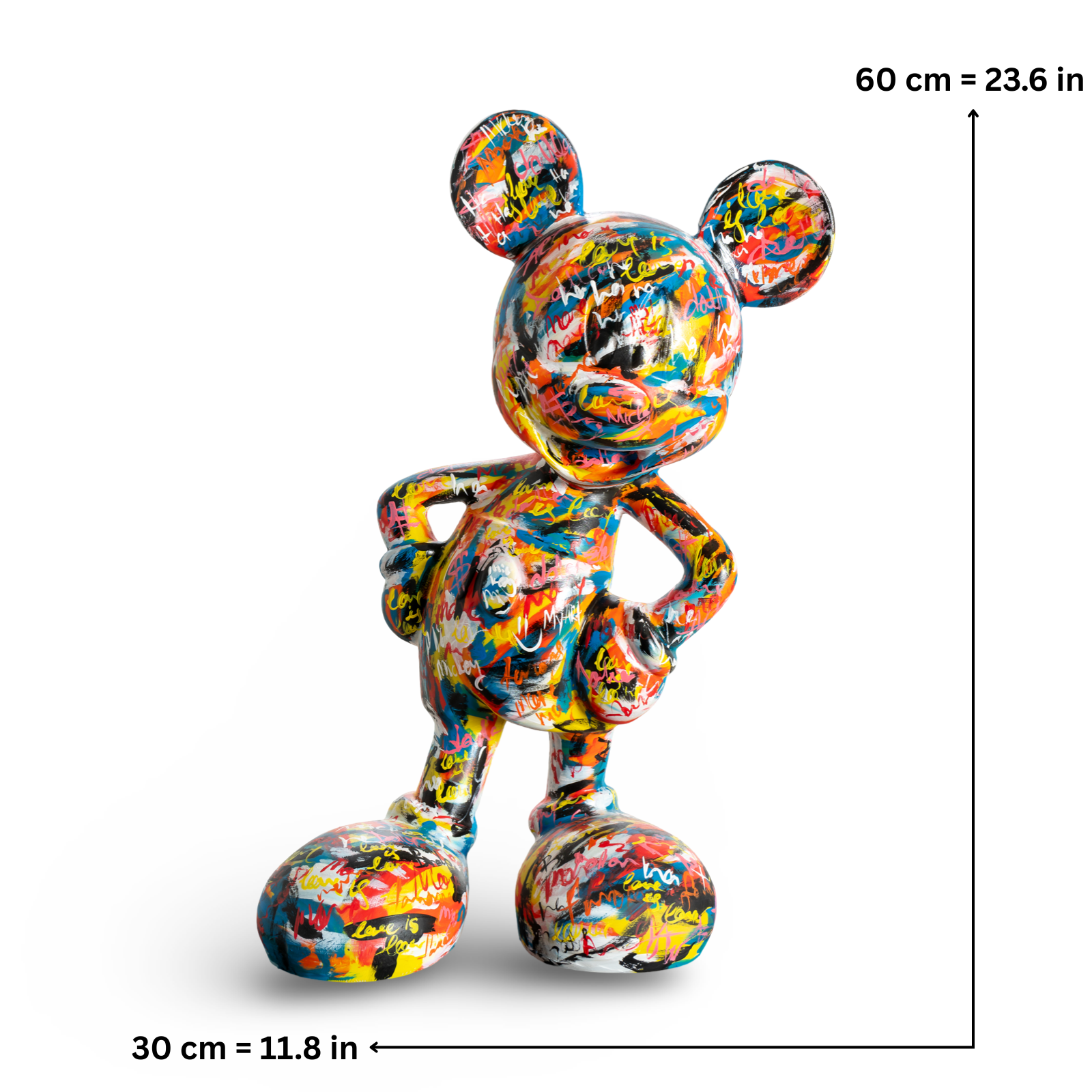 Psychedelic Mickey. 24in. Limited 50 pcs