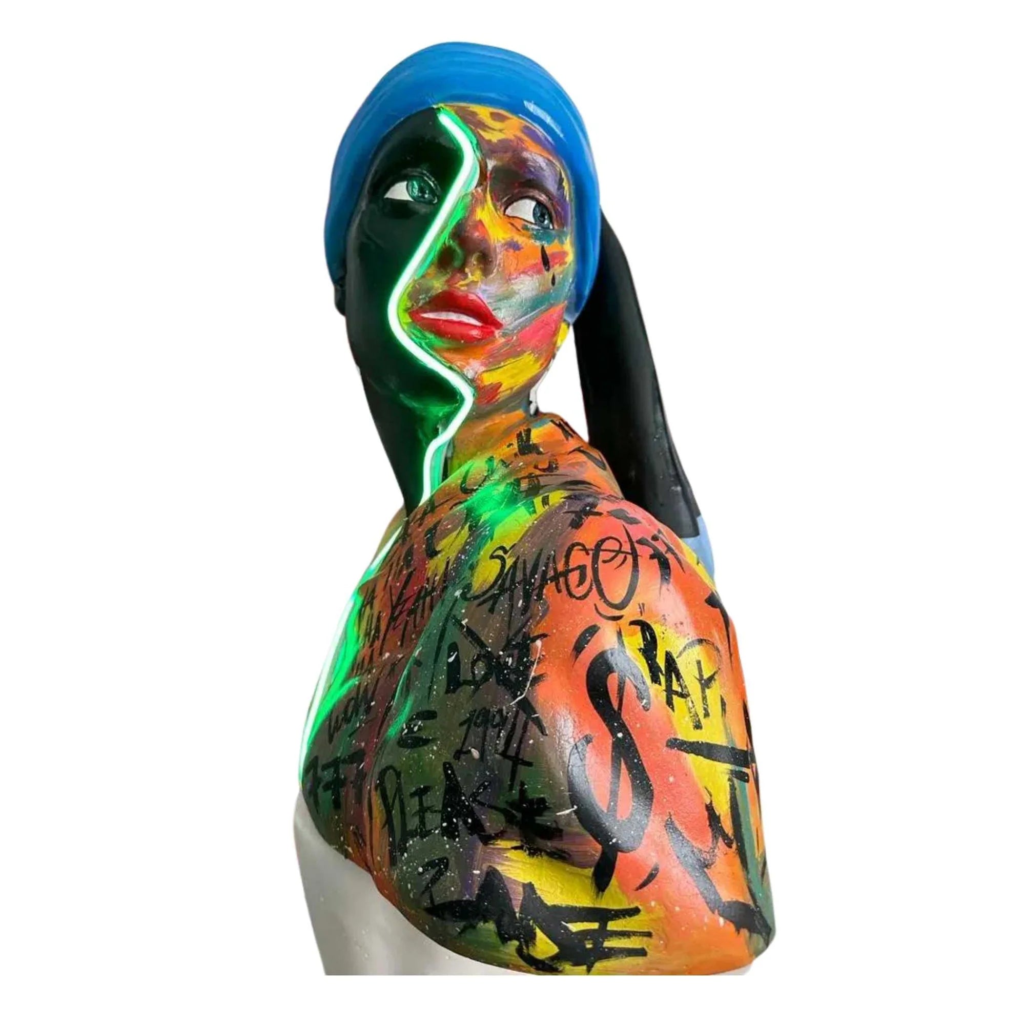 Graffiti Medusa. 20in. Limited 50 pcs