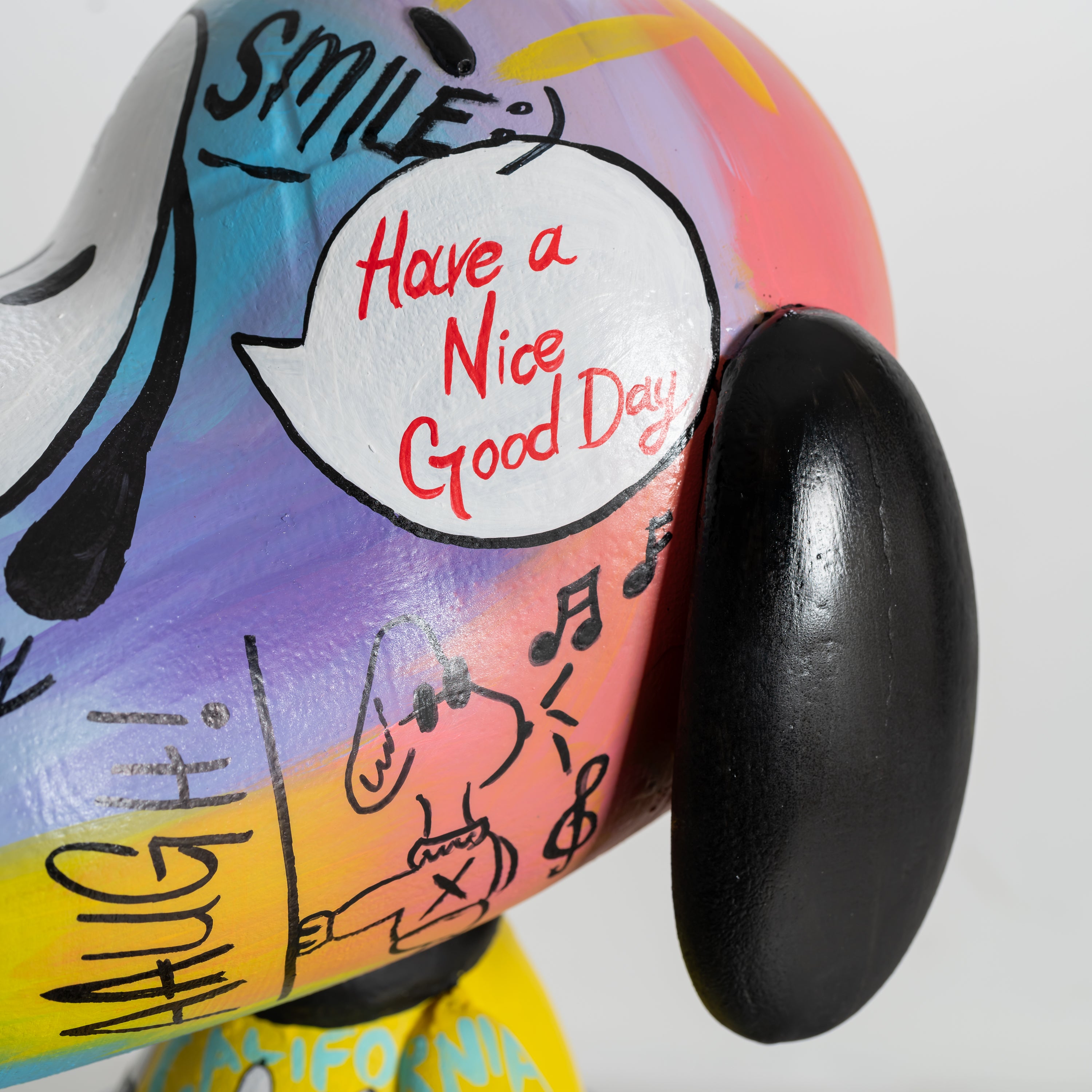 Graffiti Pup. 16in. Limited 50 pcs